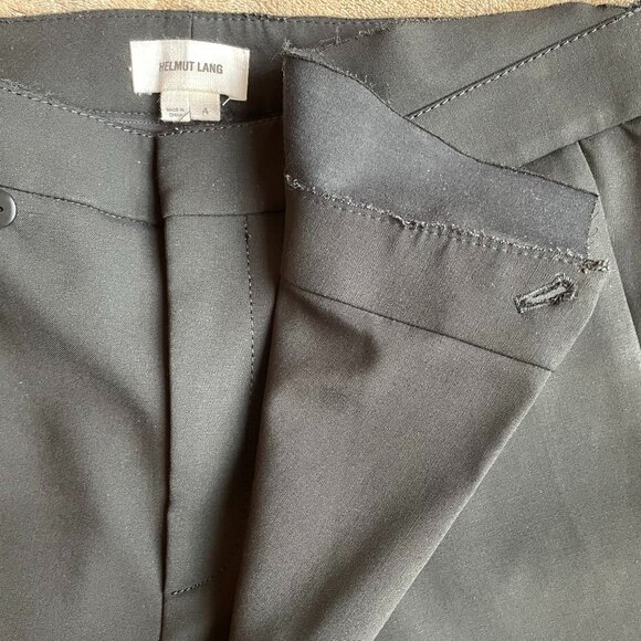 Helmut Lang Black Crossover Origami Radar Pants - Picture 10 of 13